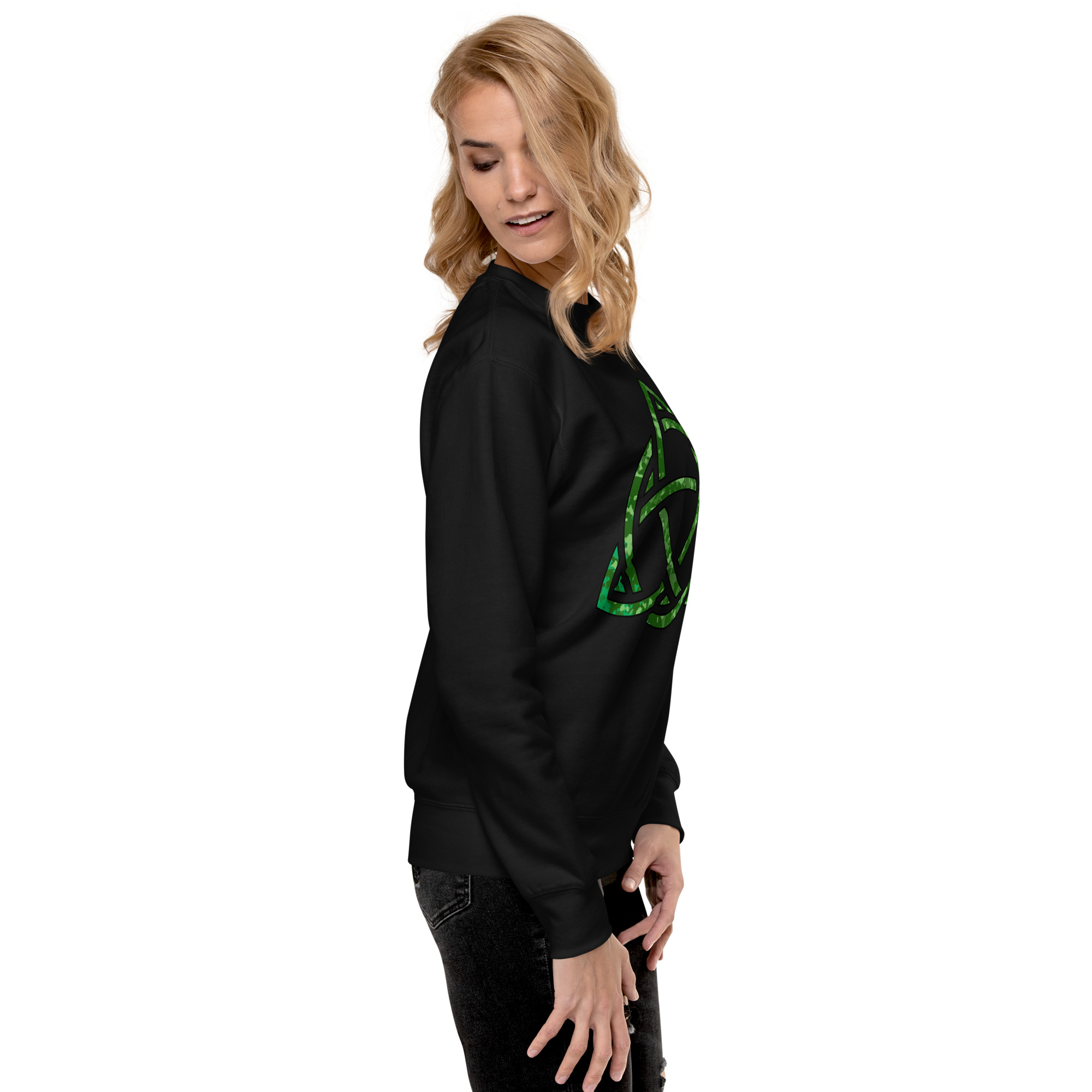 Celtic Knot Triquetra Unisex Premium Sweatshirt - Image 73