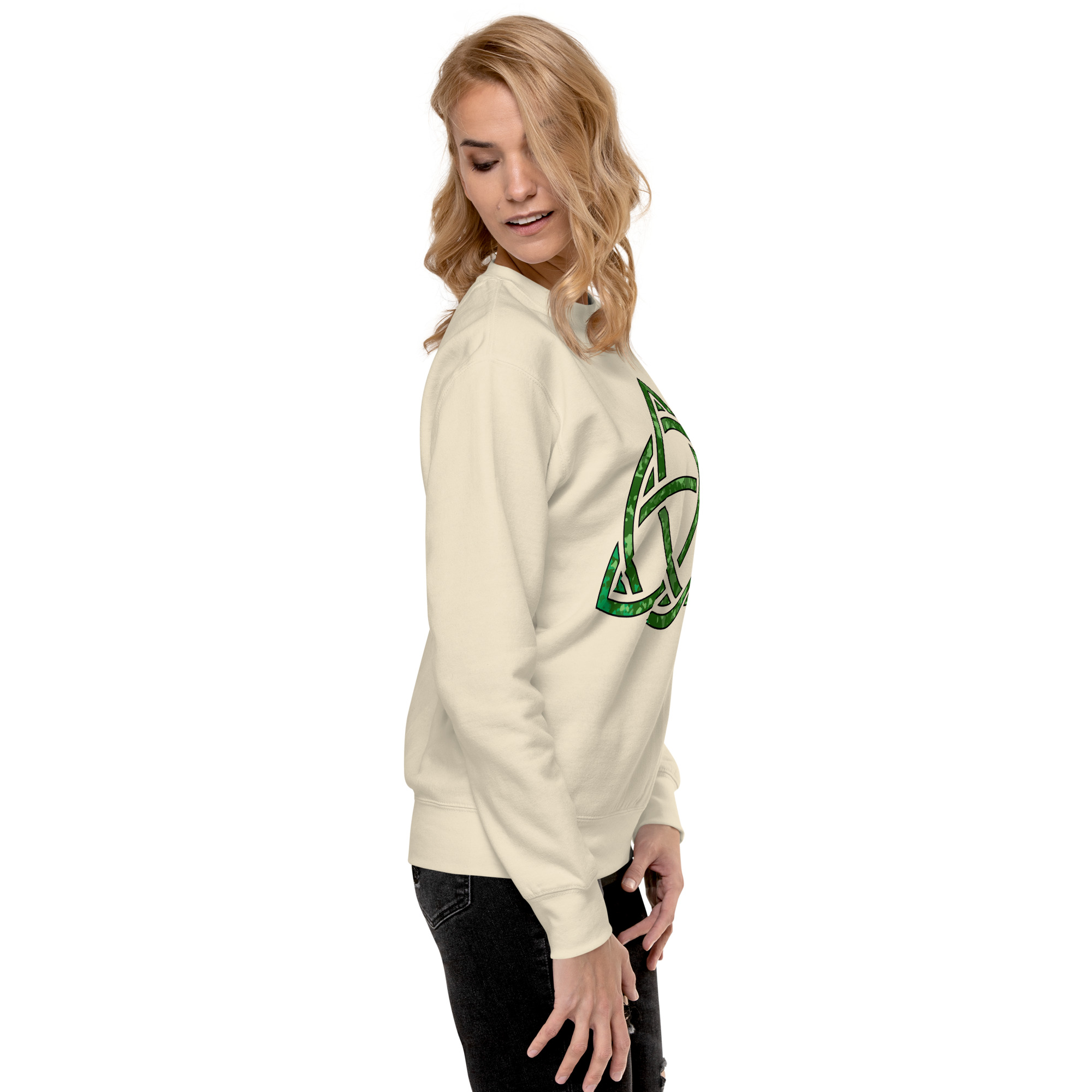 Celtic Knot Triquetra Unisex Premium Sweatshirt - Image 79