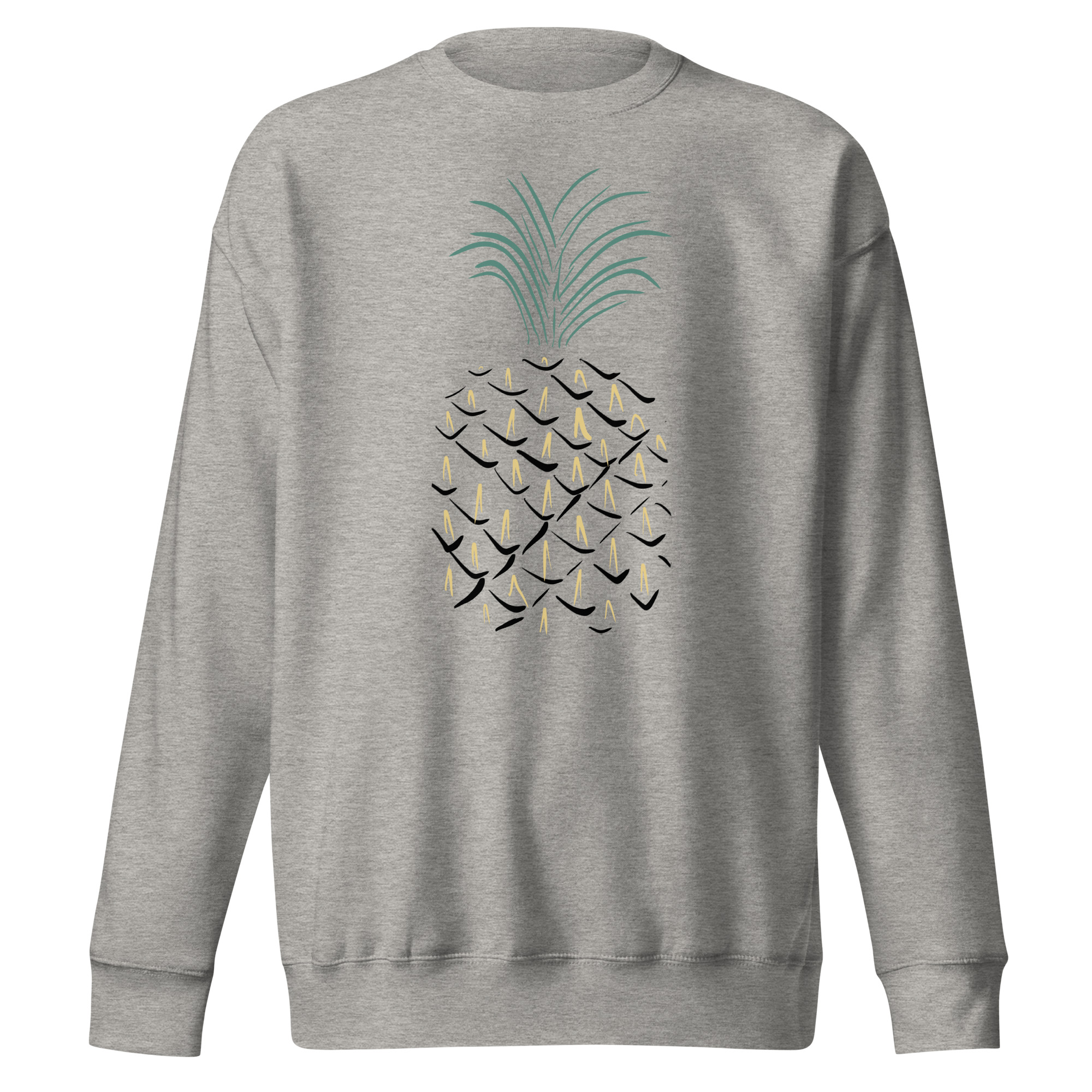 Pineapple Abstract Art Unisex Premium Sweatshirt - Image 11