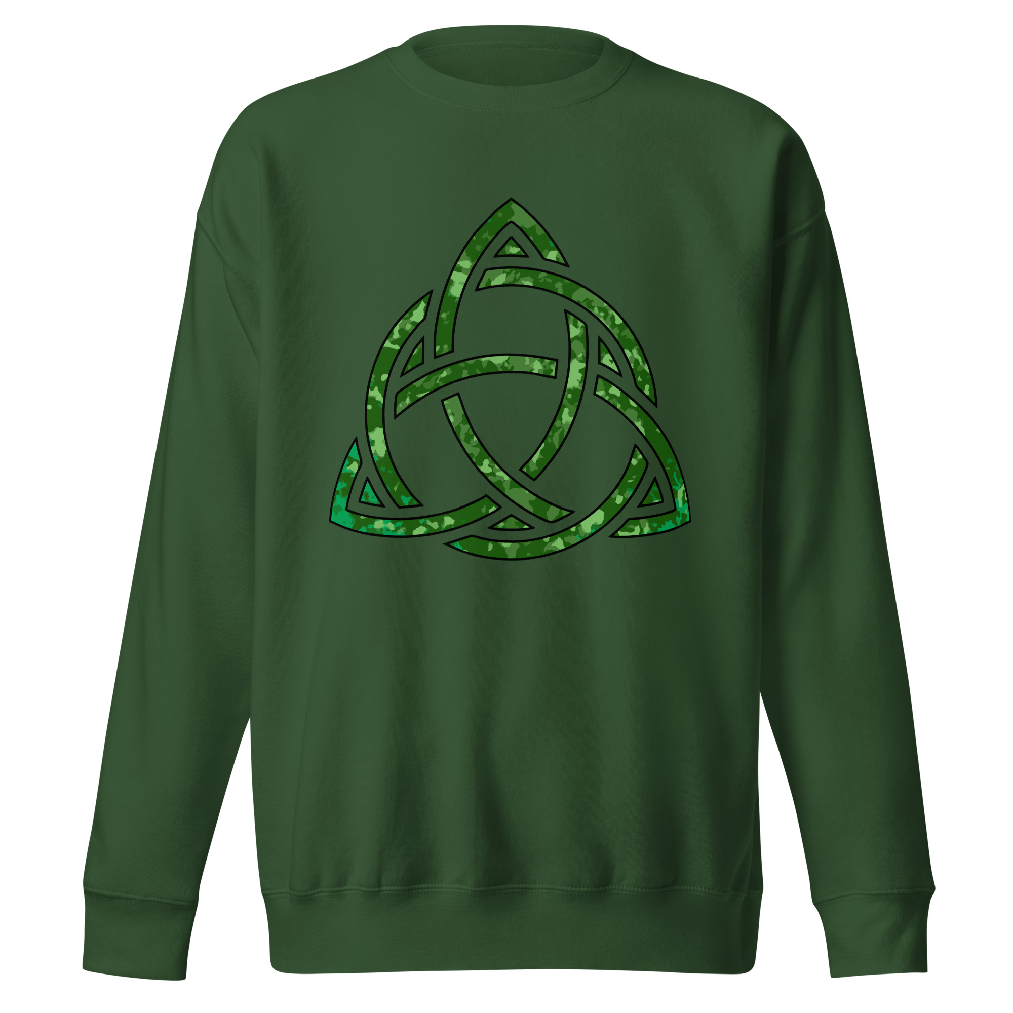 Celtic Knot Triquetra Unisex Premium Sweatshirt - Image 30