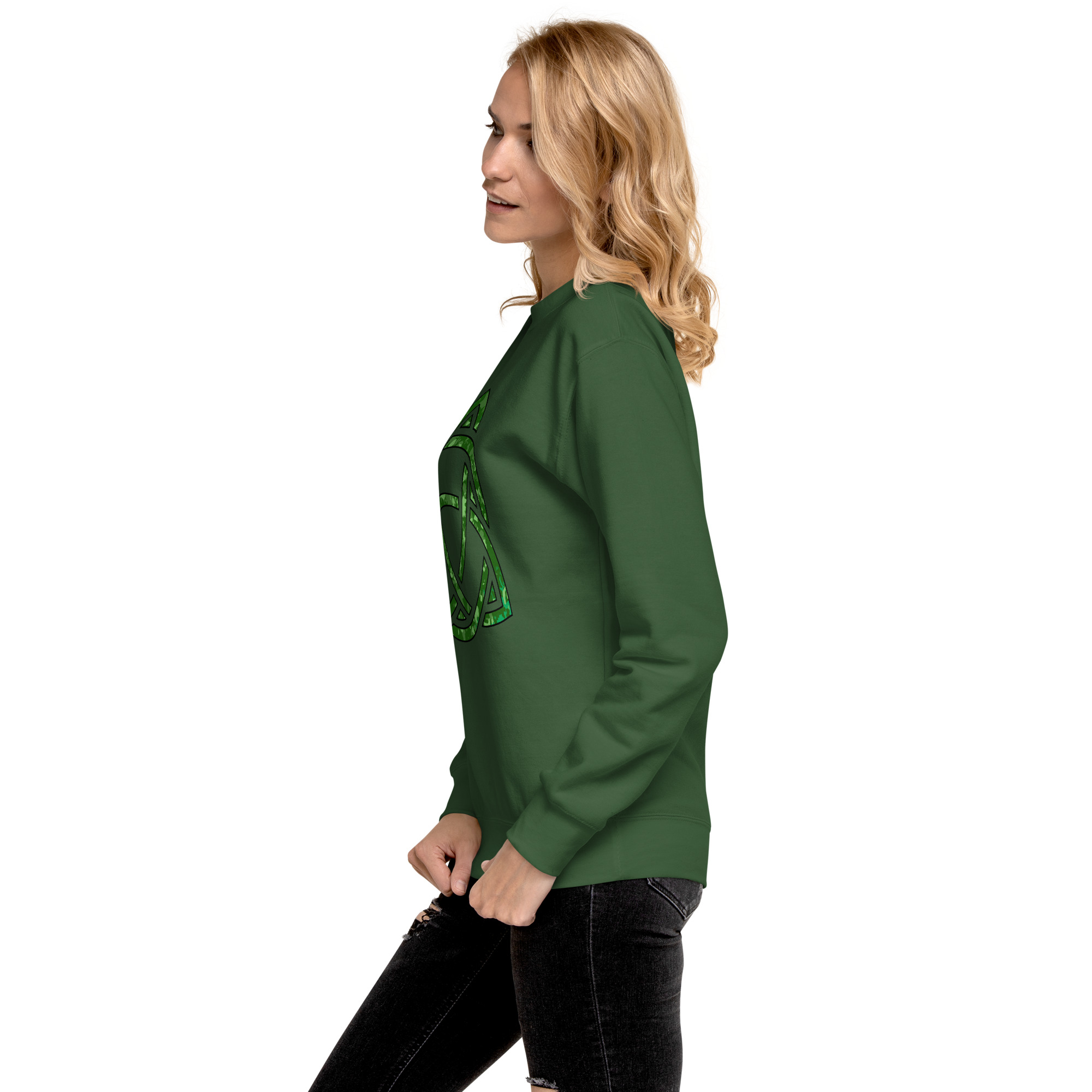 Celtic Knot Triquetra Unisex Premium Sweatshirt - Image 61