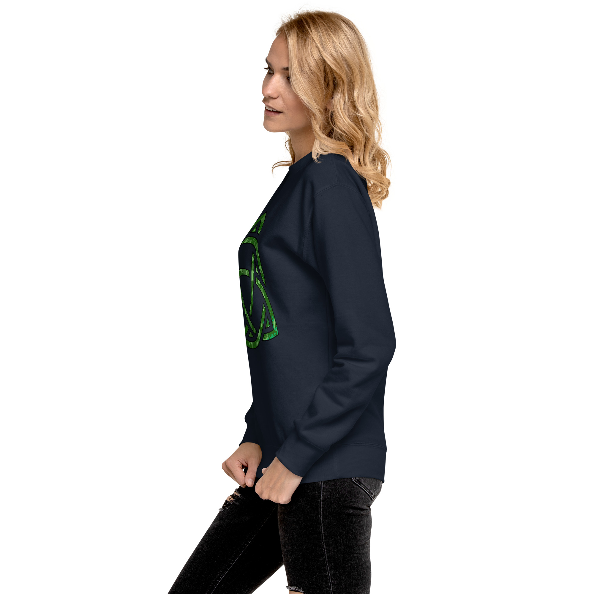 Celtic Knot Triquetra Unisex Premium Sweatshirt - Image 58