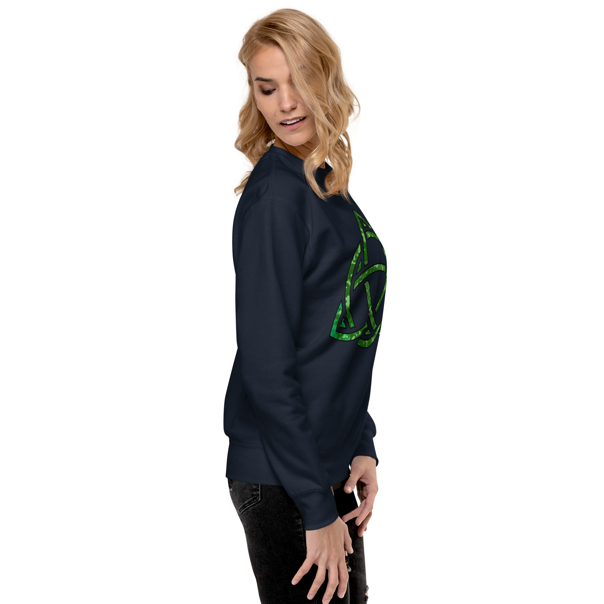 Celtic Knot Triquetra Unisex Premium Sweatshirt - Image 74