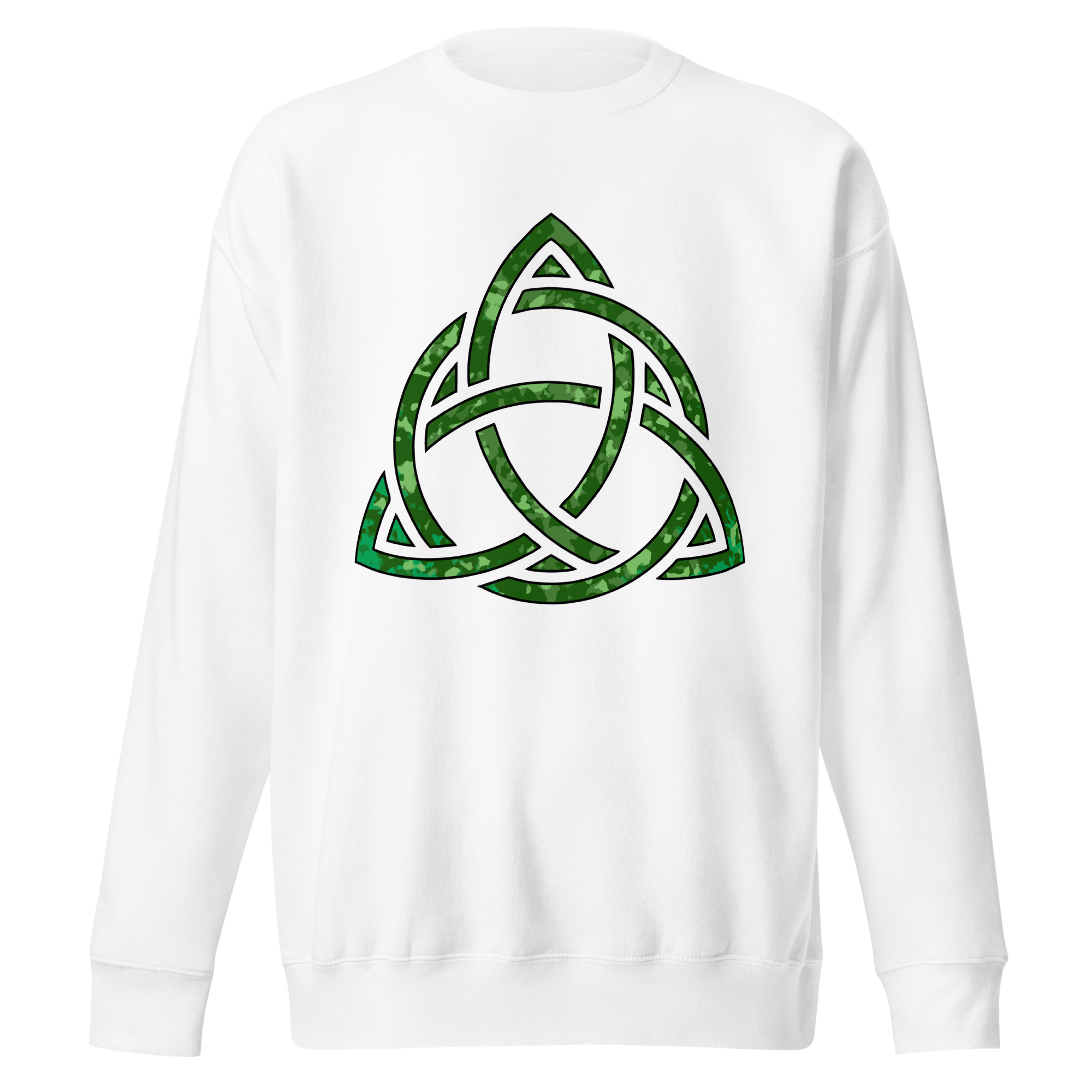 Celtic Knot Triquetra Unisex Premium Sweatshirt - Image 33