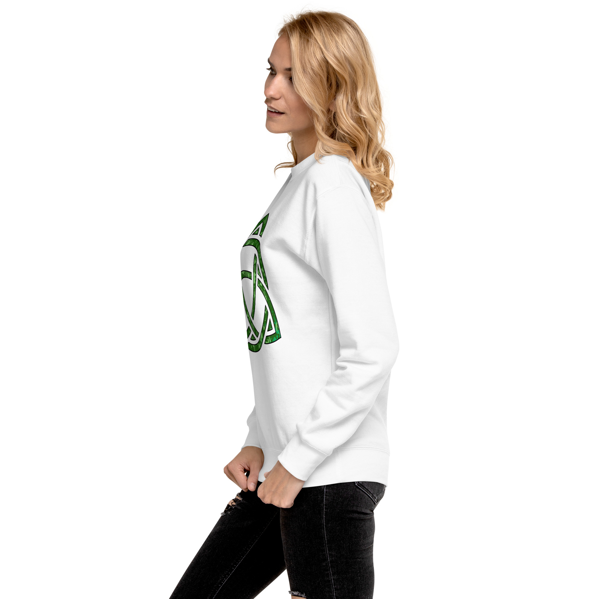 Celtic Knot Triquetra Unisex Premium Sweatshirt - Image 64