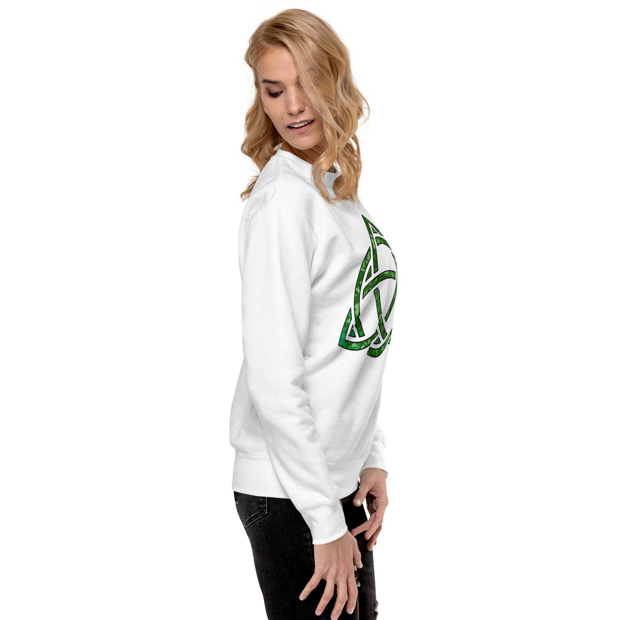 Celtic Knot Triquetra Unisex Premium Sweatshirt - Image 80