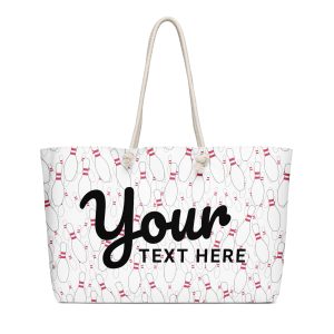 Bowling Pin Oversized weekender bag