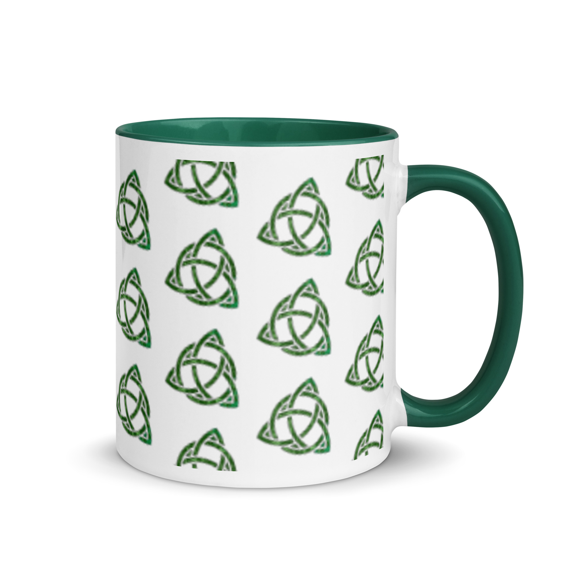 Celtic Trinity Small Knot Triquetra Mug with Color Inside - Image 8