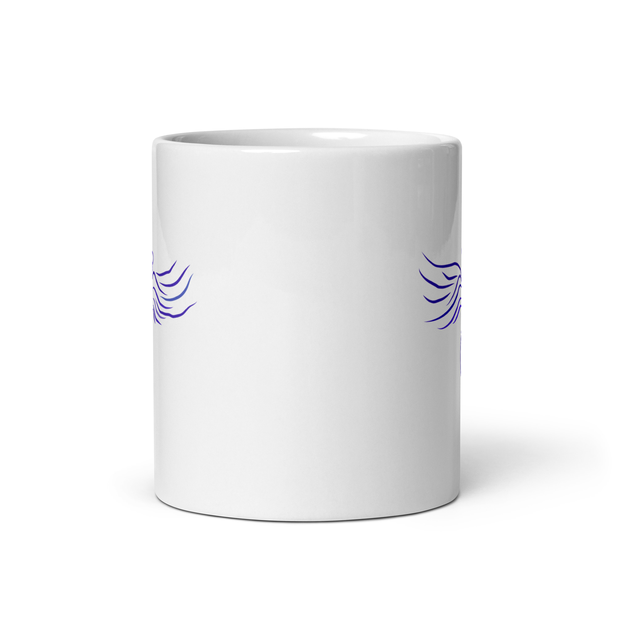 Guardian Angel White glossy mug - Image 6