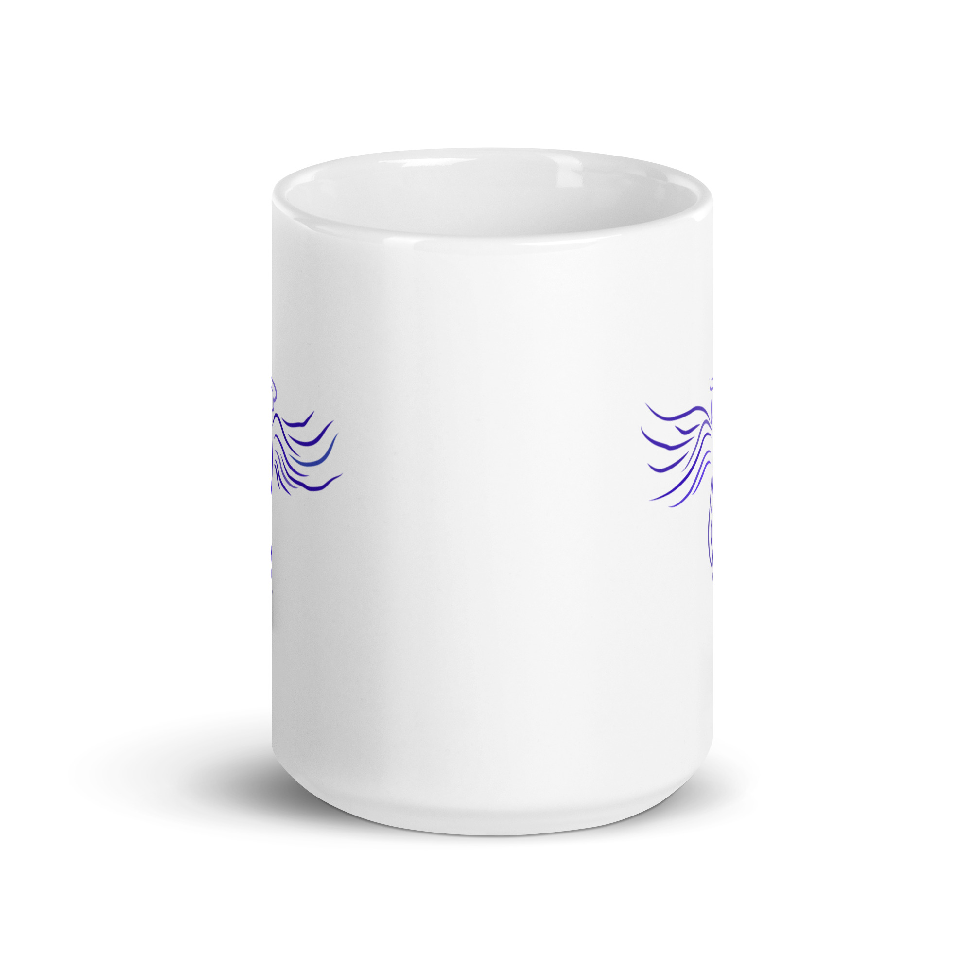 Guardian Angel White glossy mug - Image 9