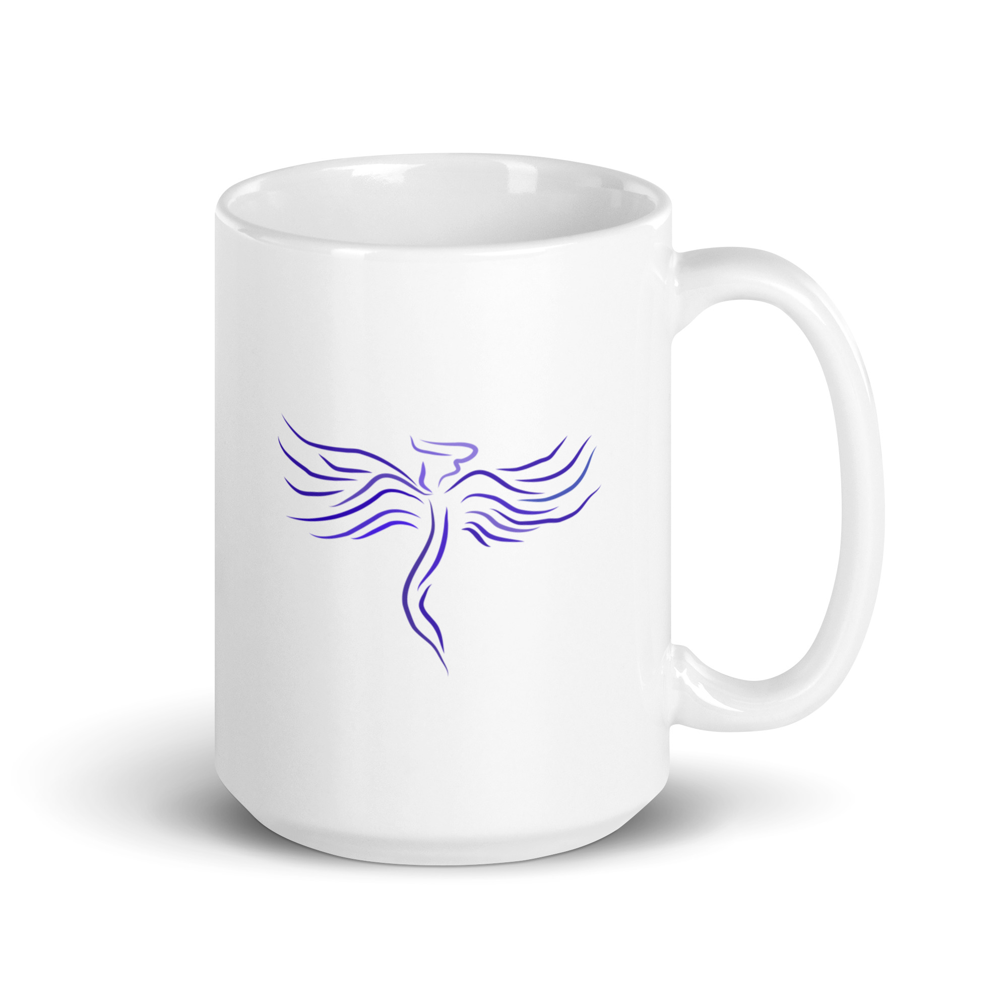 Guardian Angel White glossy mug - Image 7