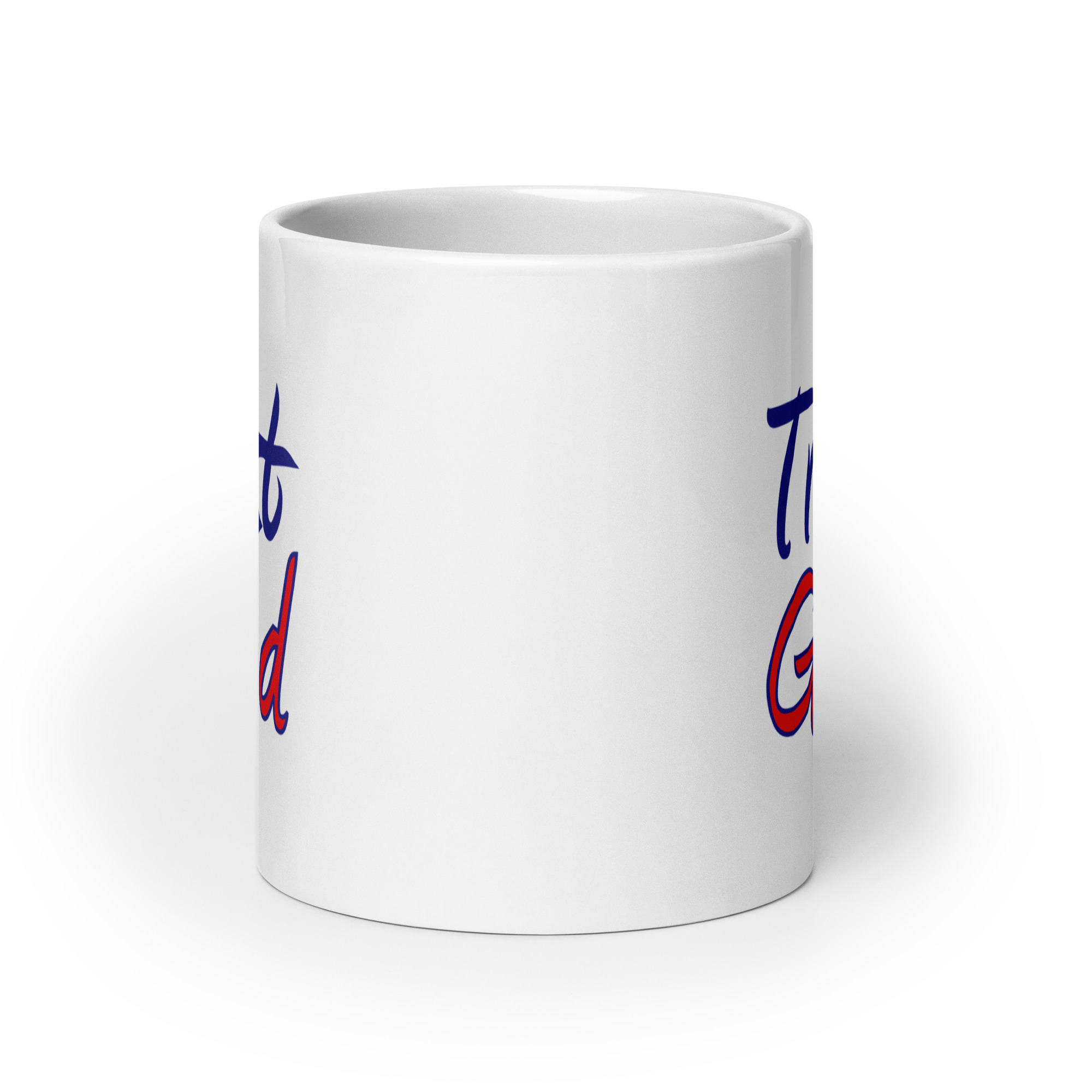 Trust in God White Glossy Mug - Image 12