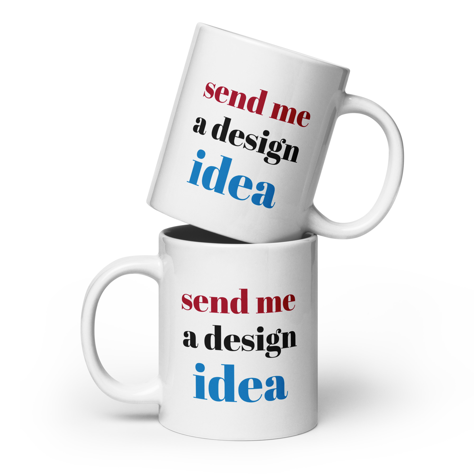 Personalized White glossy mug - Image 4