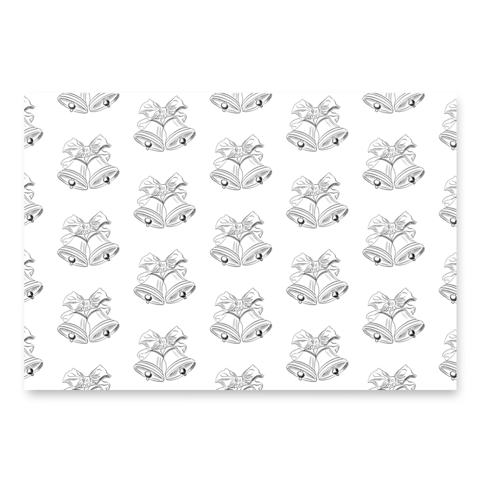 Wedding Bells Wrapping paper sheets - Image 3