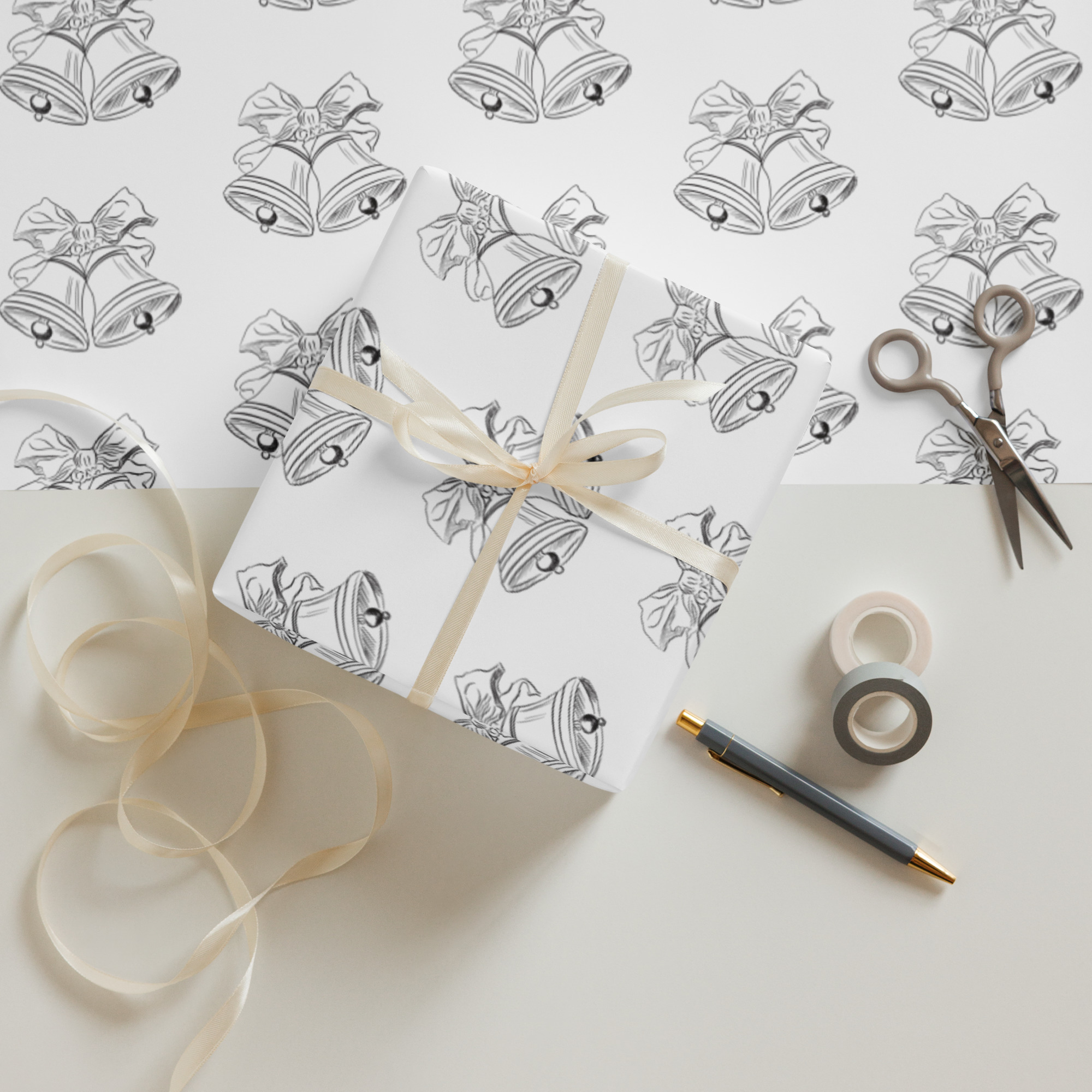 Wedding Bells Wrapping paper sheets - Image 11