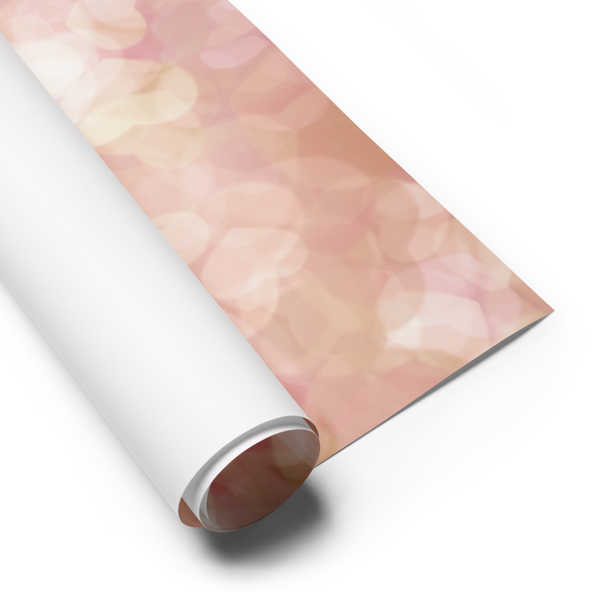 Peach Hearts Wrapping paper sheets - Image 5