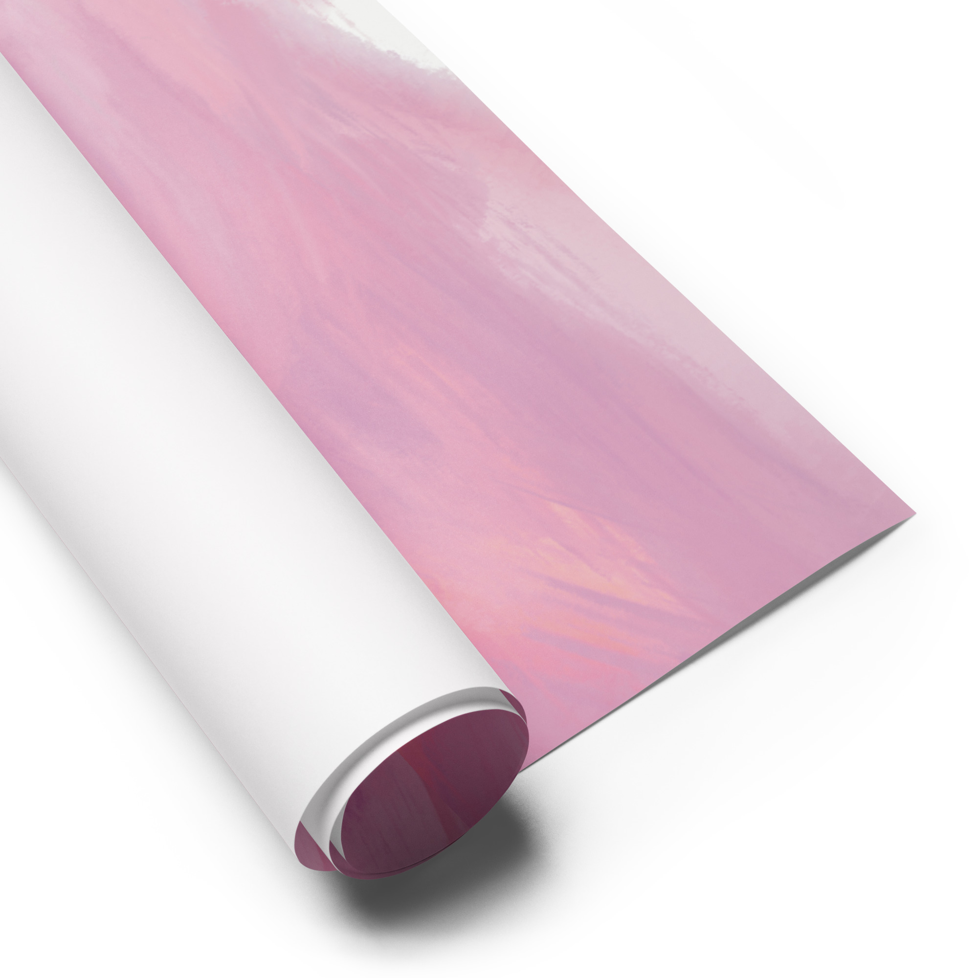 Pink Paint Brush Wrapping paper sheets - Image 5