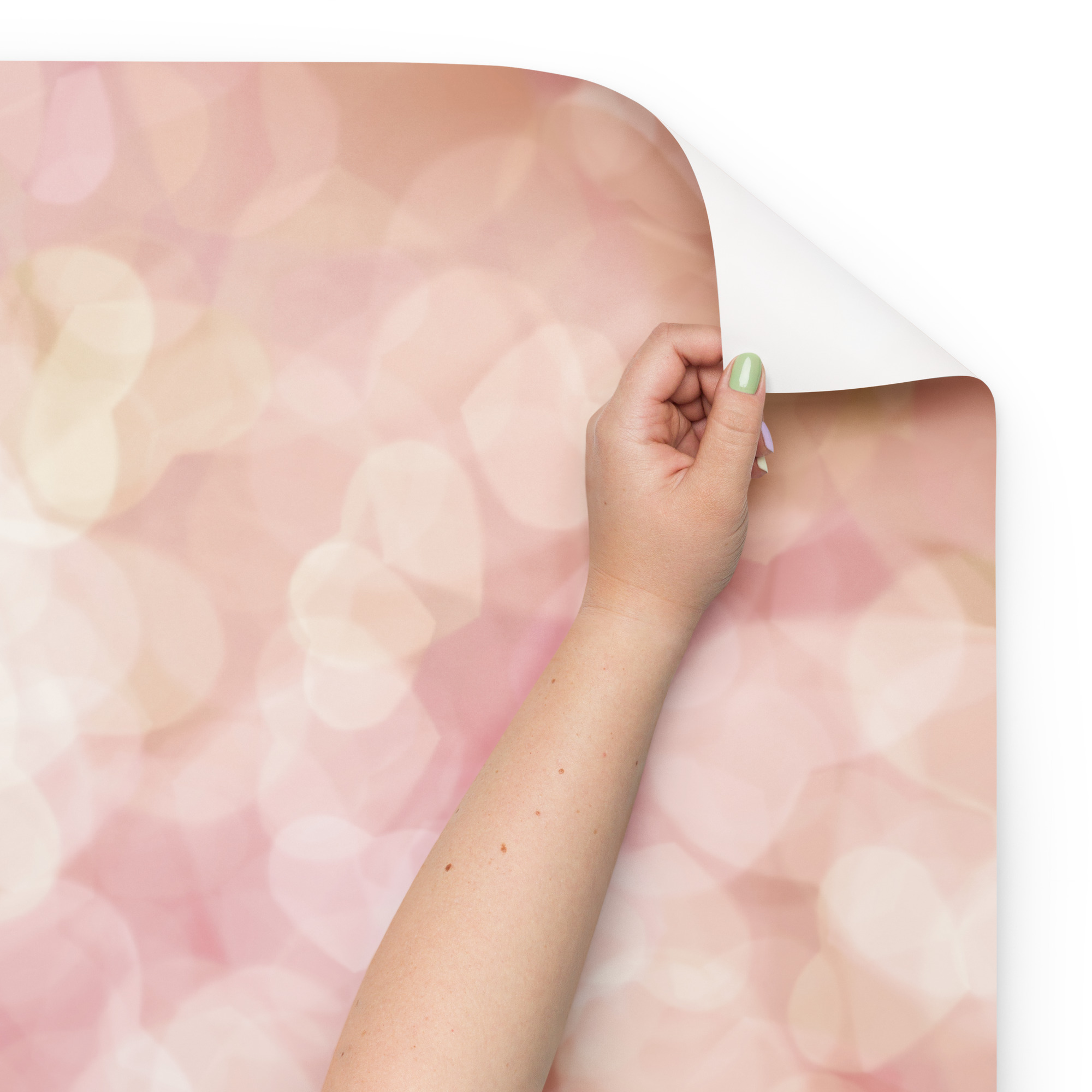 Peach Hearts Wrapping paper sheets - Image 7