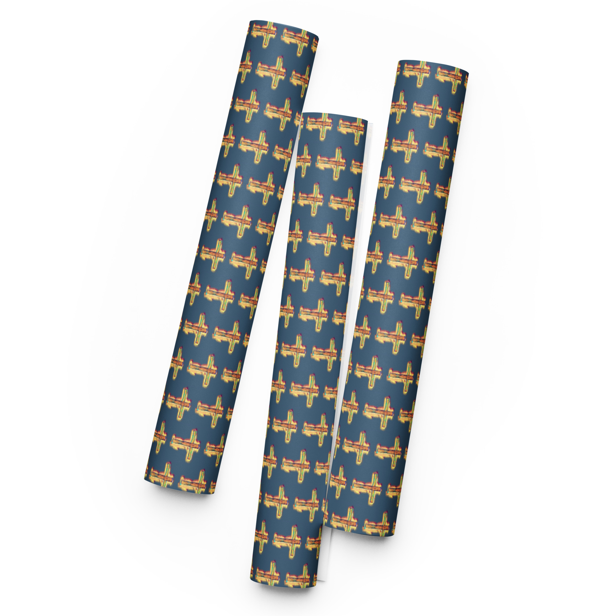 Bright Cross Wrapping Paper Sheets - Image 5
