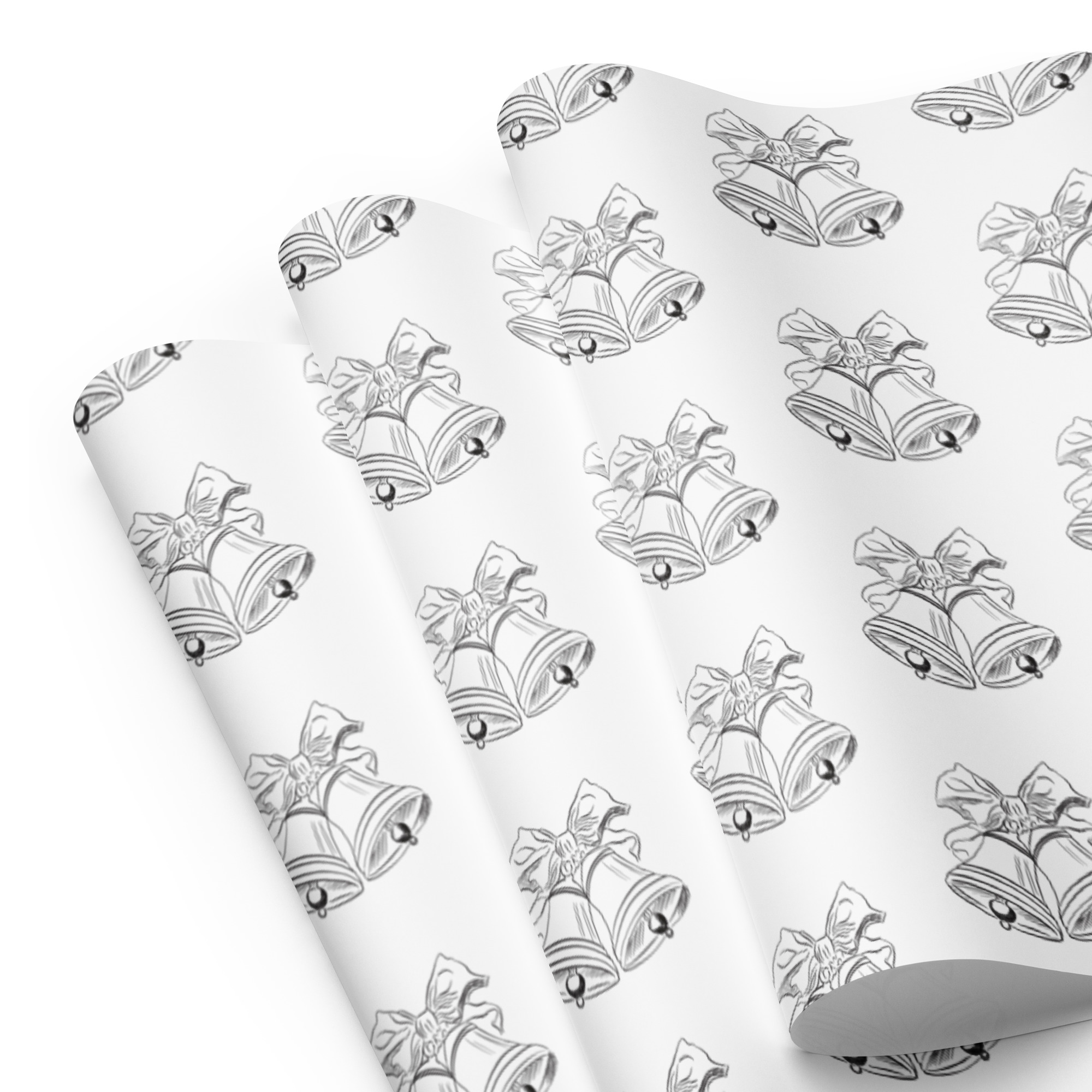 Wedding Bells Wrapping paper sheets - Image 7