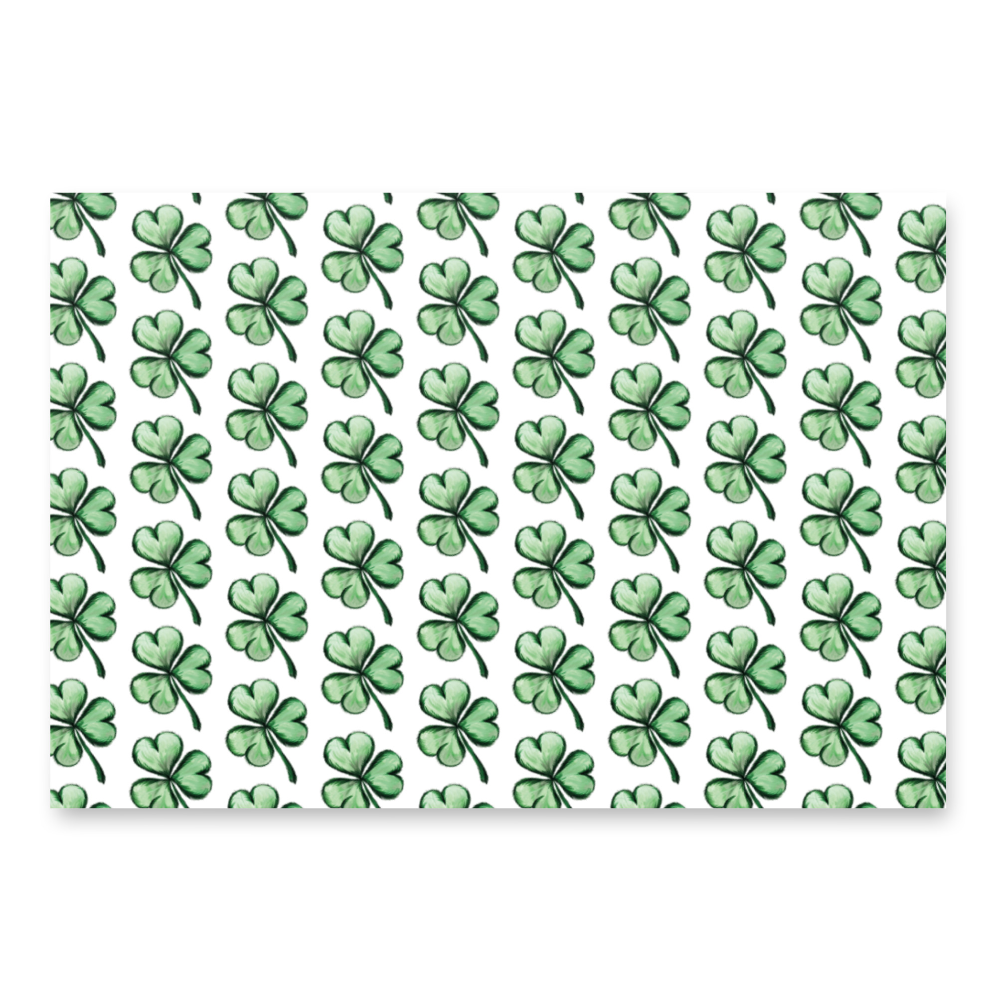 Shamrock Wrapping paper sheets - Image 2