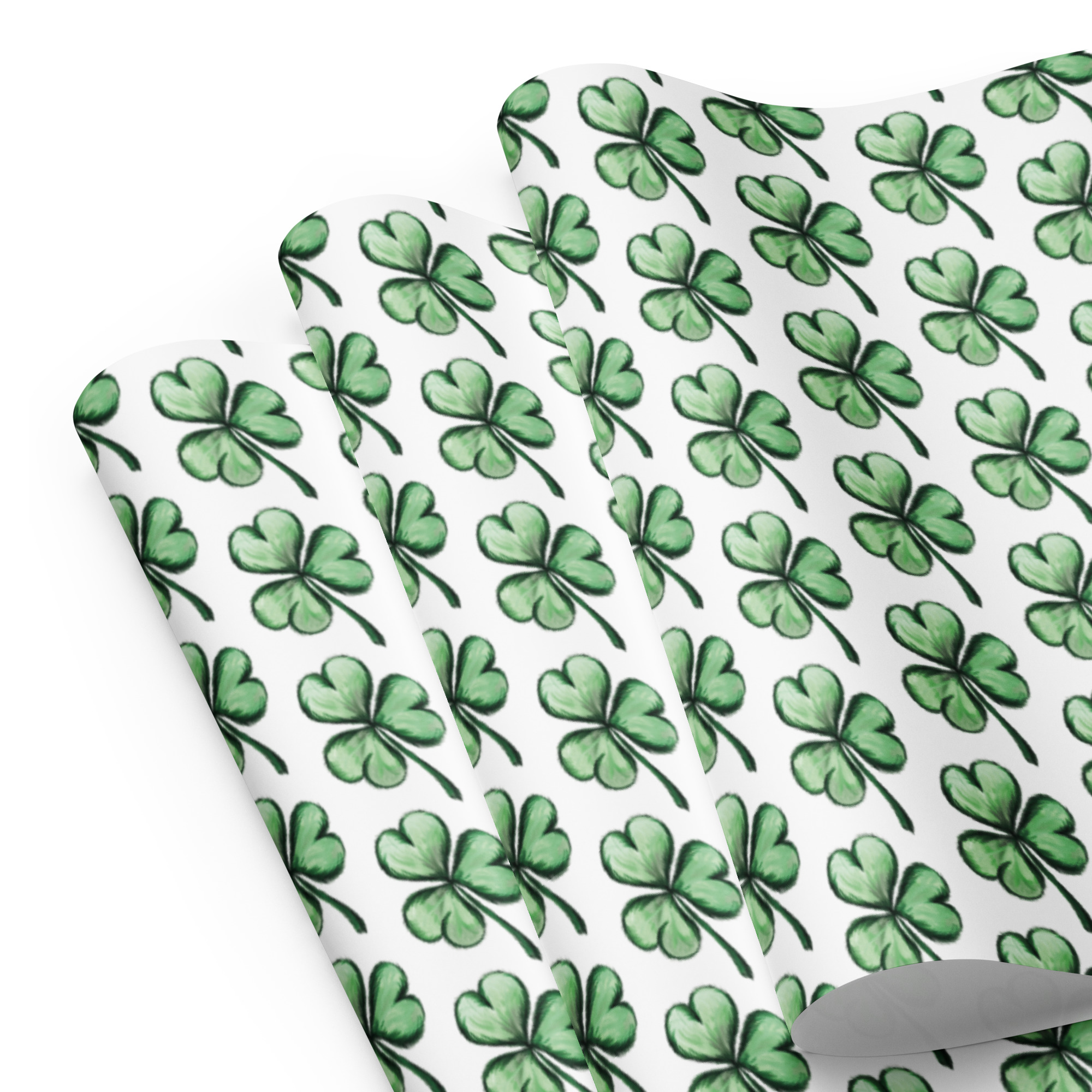 Shamrock Wrapping paper sheets - Image 6