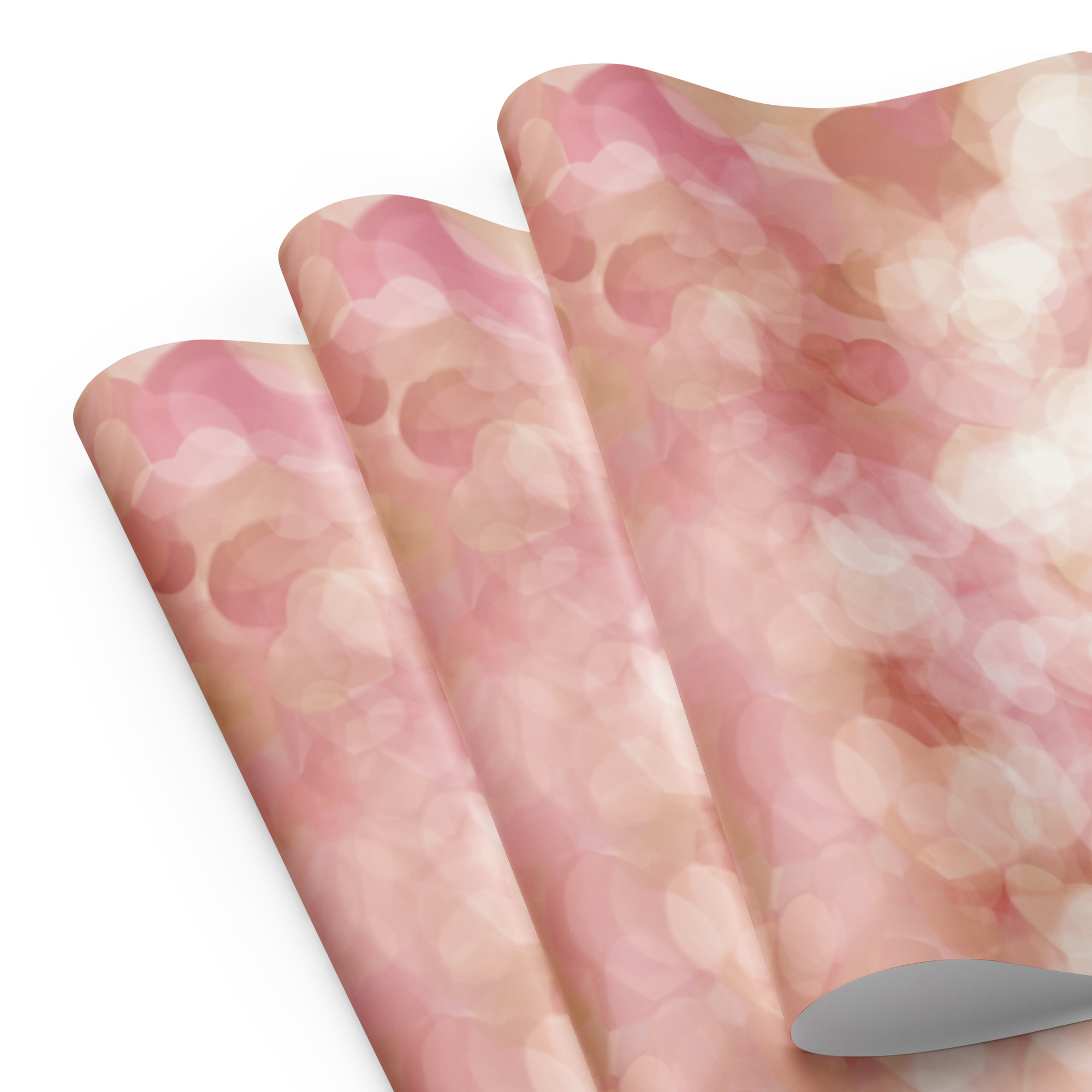 Peach Hearts Wrapping paper sheets - Image 6