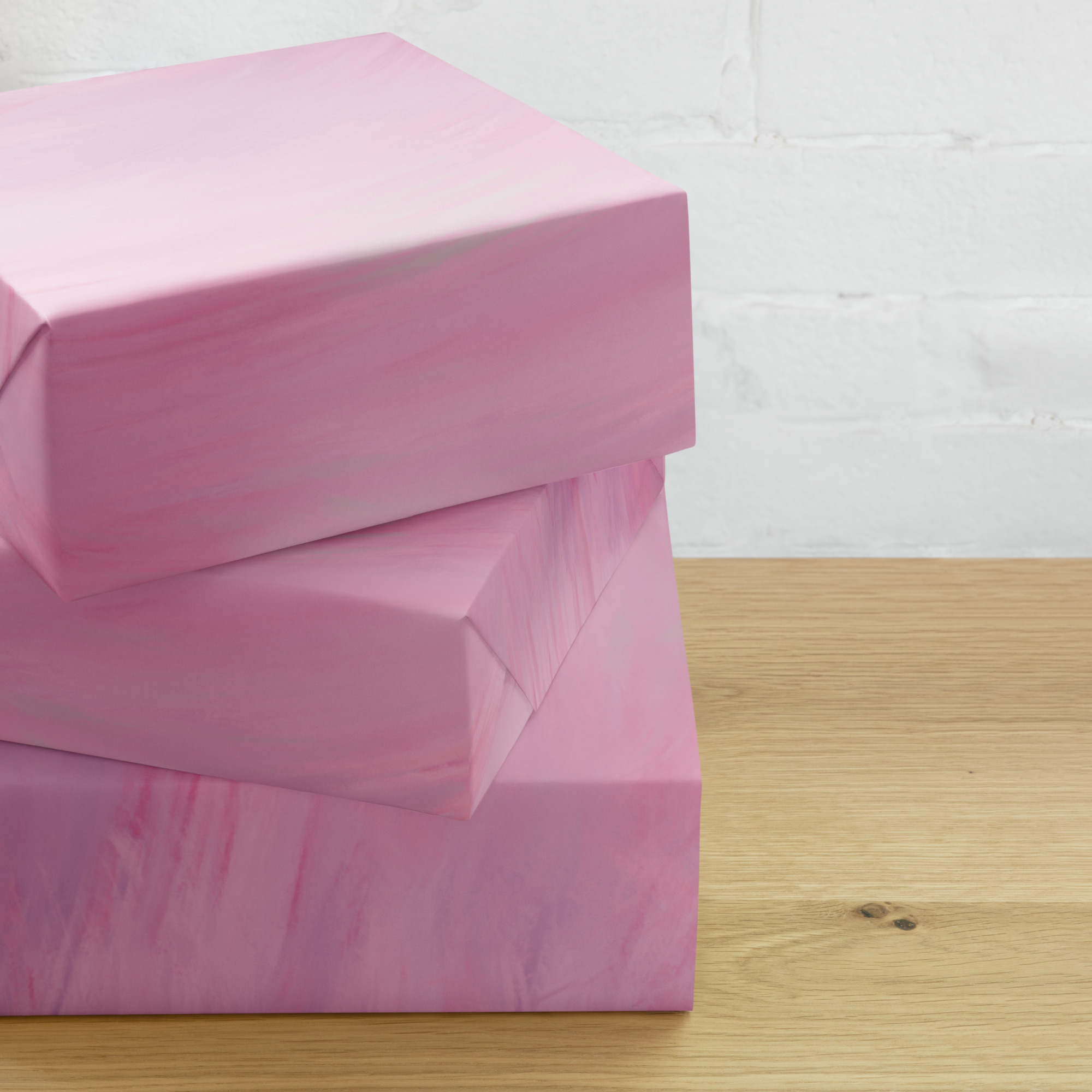 Pink Paint Brush Wrapping paper sheets - Image 8